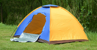 Tente de camping de voyage extérieure imperméable et personnalisée à installation rapide pour la plage et la randonnée