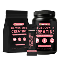 Ausreson OEM Créatine Monohydrate en Poudre – Complément Nutritionnel Sportif pour l'Énergie Musculaire, BCAA et Électrolytes