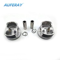 AUFERAY Nouveau Kit de Réparation Moteur Piston 84MM pour BMW 120i 320i X1 N46B20C Pièces de Remplacement OE 11257562452 11257562453
