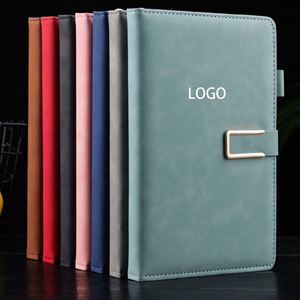 Creative A5 Premium PU Leather <b>Notebook</b>,Business Office Hardcover <b>Diary</b> with Magnetic Buckle,Custom Logo Corporate <b>Notebook</b> - Product Image 5