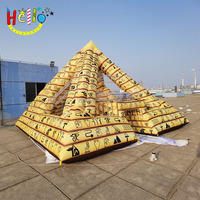 Modèle gonflable de pyramide égyptienne pour la décoration publicitaire des musées