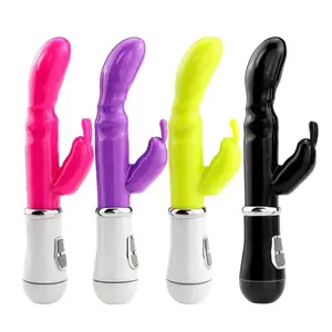 Low cost Battery version Soft G Spot Rabbit Vibrator Sex Toys for Woman Massage Clitoral Vaginal Dildo Vibrators for women xxx%