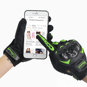 <span class=keywords><strong>Gants</strong></span> de <span class=keywords><strong>moto</strong></span> en <span class=keywords><strong>cuir</strong></span> tactiles universels de sécurité sportive personnalisés avec logo anti-chute MOTOWOLF pour hommes - Product Image 3