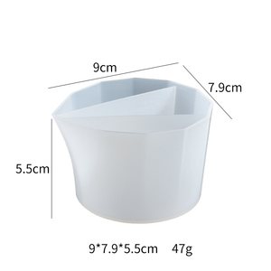 INTODIY Gobelet de distribution et de mesure en silicone pour mélange de couleurs, idéal pour la distribution de résine époxy et le moulage de peinture - Product Image 4