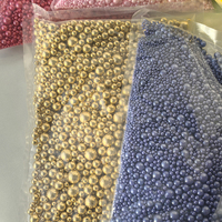 Kuchenstreusel Großhandel Metallische Gold- und Silberperlen 1kg Zuckerstreusel für Kuchendekoration