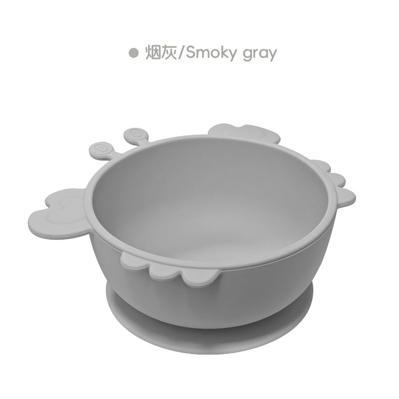 crab shape bowl---smoky grey