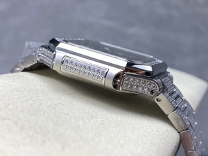 นาฬิกาคริสตัลกลสุดหรูกันน้ำคุณภาพสูงนาฬิกา P-P เพชรรูปดาวน้ำแข็ง330 - Product Image 4