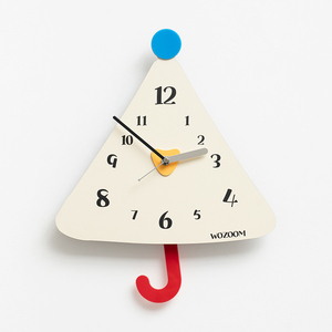 WOZOOM Pendeluhr Einfache süße Wanduhr Regenschirm Dekoration Warme Home Office Kunst Moderne exklusive Kreation - Product Image 2