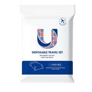 Einweg-Bettwäsche-Set, 4-teilig, aus Vliesstoff, medizinische Qualität, antibakteriell, für Krankenhaus, Klinik, Geburtshilfeabteilung, Patientenpflege, Großpackung - Product Image 1