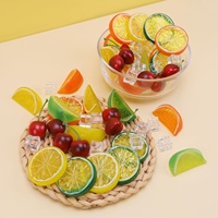Realistische fruitdecoratie Kunstmatige watermeloenplakblokken Levensecht model Taart Huisdecoratie