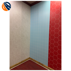 Panneau <span class=keywords><strong>mural</strong></span> décoratif en PVC SPC, surface rainurée géométrique, aspect <span class=keywords><strong>ardoise</strong></span>, panneau intérieur à rainures en V - Product Image 3