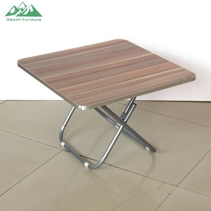 Wayon Heavy Duty <strong>Foldable</strong> Square <strong>Table</strong> Portable Dining <strong>Desk</strong> with Safety Round Corner for Home Business - Product Image 1