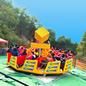 เครื่องเล่นสวนสนุก งานรื่นเริง อุปกรณ์เครื่องเล่นไฟเบอร์กลาส หมุนวนเต้นรำ - Product Image 1