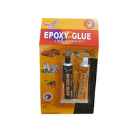 Adhésif époxy transparent 5 minutes à réglage rapide Colle époxy AB en 2 parties
