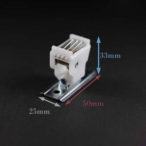 ม่านม้วนแบบโรมันพร้อมตัวล็อคปรับได้ วัสดุทองเหลืองและพลาสติก PP ดีไซน์ร่วมสมัย - Product Image 6