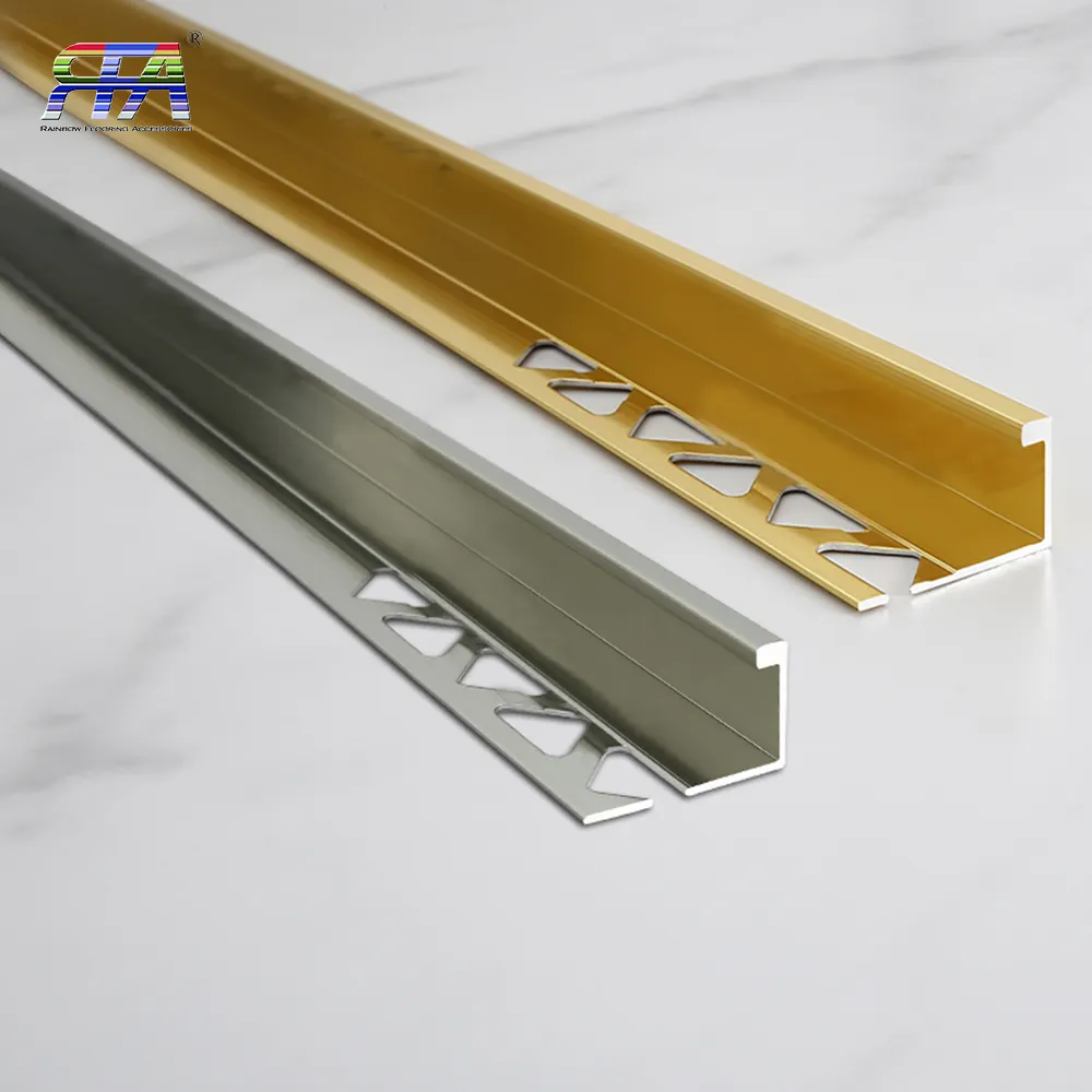 China supplier Aluminum metal corner tile edge trim 3d profile decorative strip decorative strip decoration