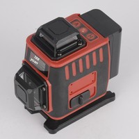 Niveau laser infrarouge haute précision, lumière puissante, ligne fine verte/rouge, 16 lignes, modèle à nivellement automatique