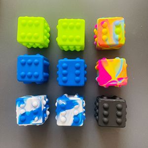 Pallina Antistress Quadrata in Silicone Ecologica Personalizzata con Logo Stampato, Giocattolo Pop Bubble Squeeze per Bambini e <span class=keywords><strong>Adulti</strong></span> - Product Image 3