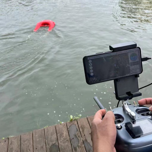 Robot aquatique intelligent télécommandé à double positionnement, bouée de sauvetage en PVC, équipement de sauvetage maritime - Product Image 1