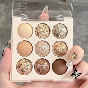 All'ingrosso Maquillaje 9 colori Palette di <span class=keywords><strong>ombretti</strong></span> al giorno trucco leggero perlescente nuovo prodotto opaco regalo cosmetici toni della terra - Product Image 3