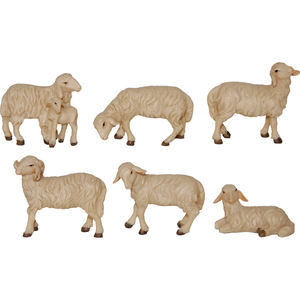 Nativity Scene Accessories <b>Sheep</b> Set 6 Pieces 5 cm Height for 9-11 cm Figures Christmas Figurine & <b>Toy</b> (9006935104882) - Product Image 1