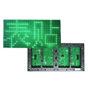 Module led défilant programmable message mobile signe couleur unique P10 affichage led extérieur panneau d'affichage led