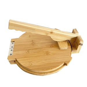 Large Bamboo Pataconera <b>Wooden</b> Tortilla Press Mexican Tortillera Presser for Home Restaurants Rolling Pins Pasture <b>Cutters</b> - Product Image 1