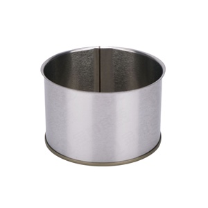 Tùy Chỉnh Thực Phẩm Lưu Trữ Vòng Kim Loại Lon Dễ Dàng Mở Đồng Bằng Tinplate Có Thể Cho Trai/Cá Súp Thịt Bao Bì - Product Image 4