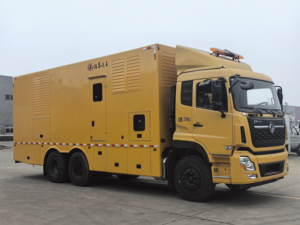 รถบรรทุกเครื่องกำเนิดไฟฟ้าเคลื่อนที่แบบเงียบ Dongfeng RHD สถานีไฟฟ้าเคลื่อนที่ รถกู้ภัย - Product Image 6