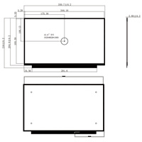 Panel Layar LCD TFT Full HD 1920x1080 15,6 Inci Kecerahan Tinggi 500 Nits, EDP 30pin, Layar Sentuh Opsional untuk Perangkat POS