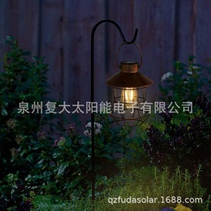 Lámpara Solar de Hierro para Pared, Luz LED para Jardín Exterior con Control de Luz - Product Image 4