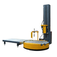 Machine d'emballage de palettes entièrement automatique, anti-poussière et anti-humidité, avec convoyeur