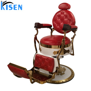 Silla de Barbero Ajustable de Alta Calidad, Diseño Moderno 2026, Muebles para Salón de Belleza y Peluquería, Fábrica Kisen Foshan - Product Image 1