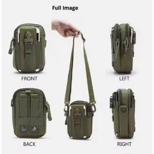 กระเป๋าคาดเอวแบบยุทธวิธี Molle สำหรับวิ่งเทรล ล่าสัตว์ ใช้ในชีวิตประจำวัน  แบบ unisex  ขนาดเล็ก ใส่โทรศัพท์ได้  ตัวอย่างสินค้าฟรี - Product Image 1