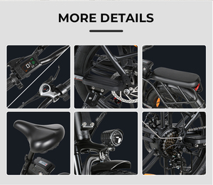 Nuevas llegadas al almacén de la UE: Bicicleta eléctrica plegable CY20 Pro con neumáticos gruesos - Product Image 3