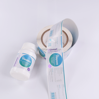 Papier d'étiquette auto-adhésif étanche personnalisé emballage de bouteille de soin de produit de santé acceptable pour l'usage industriel de médecine