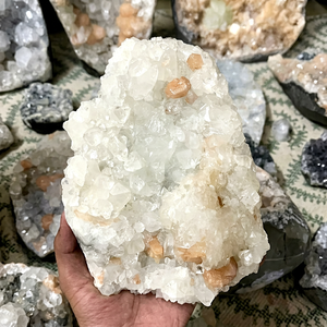 Healing <b>Crystals</b> Stones Apophyllite <b>Cluster</b> Quartz Unique Sparkling <b>Clusters</b> Specimen for Room Decor - Product Image 1