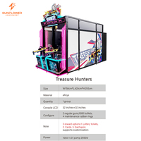 Machine de jeu d'arcade de tir à pistolet optique à monnayeur pour 1-2 joueurs, avec écran LCD HD et affichage instantané des scores, pour parcs d'attractions et usines