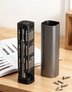 Juego de Destornilladores de Precisión Multifunción 29 en 1 con Torreta Giratoria para Reparación de Teléfonos, Laptops y Hogar - Product Image 1