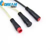 M8 étanche mâle femelle connecteur câble IP65 2 3 4 5Pin prise prise câble d'extension extérieur rapide bout à bout câblage Led cordon d'alimentation