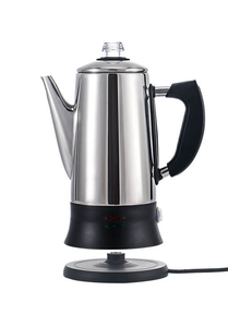 Popular 1.8L de acero inoxidable eléctrico café té olla percolador 12 tazas hervidores de café fabricante de cerveza con filtro para viajes en casa - Product Image 5