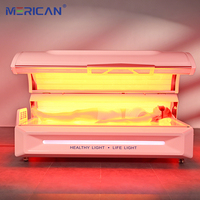 Lit de thérapie par lumière rouge PDT haute efficacité 660nm 850nm, système de photothérapie LED commercial pour tout le corps