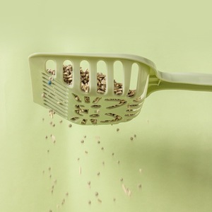 Chong Ke - Pelle à litière pour chat 27x12 en plastique ajouré avec motif visage de chat mignon pour chats, chiens et lapins - Product Image 4
