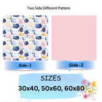Selimut Bayi Anak Motif Buah Semangka Cetak Dua Sisi, Bahan Beludru Lembut, Dapat Dicuci, Ukuran Besar, Bolak-Balik, Bahan Fleece Velvet