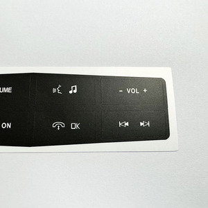 Pegatina de Reparación para Botones del Volante del Ford Mustang, Adhesivo de PVC Negro, 2011-2012 - Product Image 1