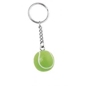 Llavero con Mini Pelota de Tenis, Diseño Deportivo Verde, Accesorio - Product Image 1