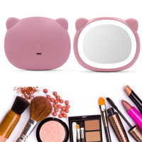 Tik tok-miniluz led de estilo de gato para maquillaje, lámpara de escritorio, anillo de luz para selfis