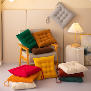 Nordique chaud chaud velours côtelé couleur unie coussin dos quatre saisons canapé salon salle à manger <span class=keywords><strong>chaise</strong></span> <span class=keywords><strong>chaise</strong></span> de bureau coussin - Product Image 2
