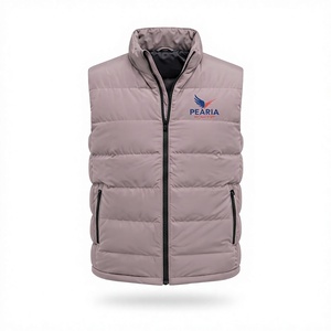 Chaleco Acolchado con Capucha para Hombre, Cálido para Invierno, Sin Mangas, Ajuste Holgado, Prenda Exterior - Product Image 2