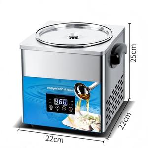 Chauffe-huile commercial <span class=keywords><strong>à</strong></span> température constante pour la préparation de poisson tranché dans l'huile chaude, de bœuf bouilli et de plats aux nouilles - Product Image 1